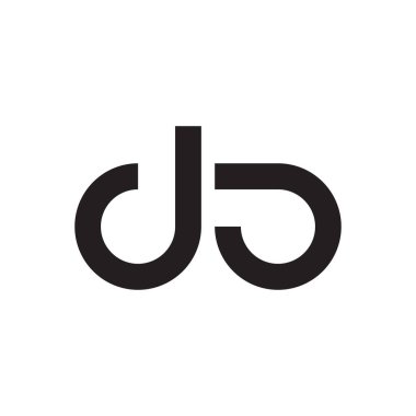 ilk harf vektör logo simgesini yap