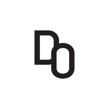 ilk harf vektör logo simgesini yap