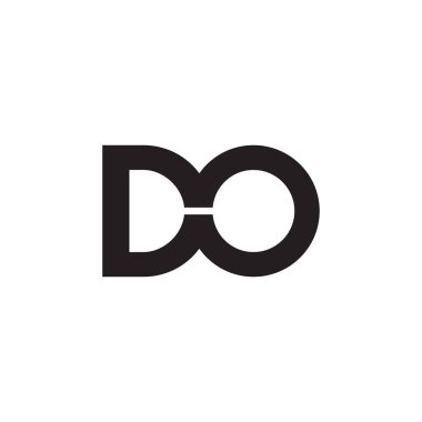 ilk harf vektör logo simgesini yap