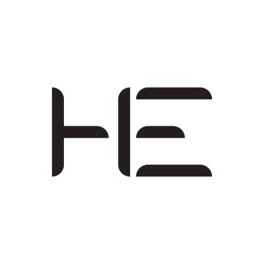 ilk harf vektör logo simgesi