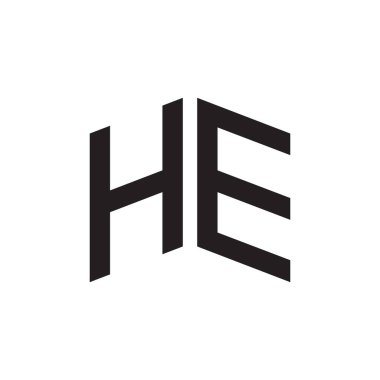 ilk harf vektör logo simgesi