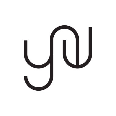 İlk harf vektör simgesi