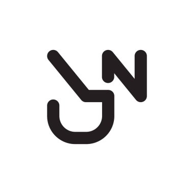 İlk harf vektör simgesi