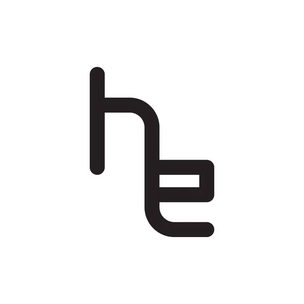 Das Anfangsbuchstabenvektor Logo Symbol — Stockvektor