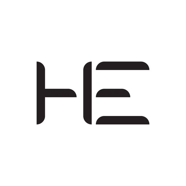 ilk harf vektör logo simgesi