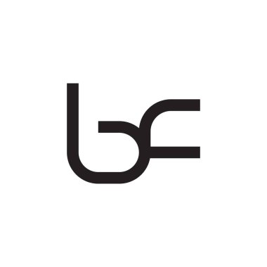 bc ilk harf vektör logo simgesi
