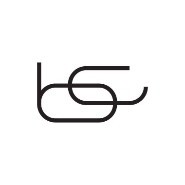 bc ilk harf vektör logo simgesi