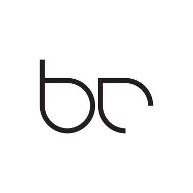 bc ilk harf vektör logo simgesi