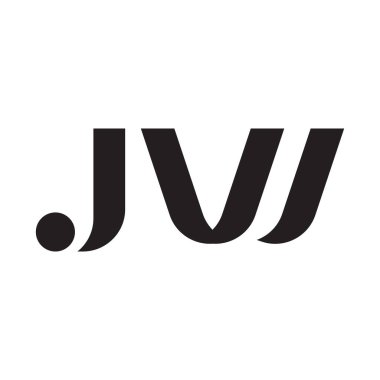 jw ilk harf vektör logo simgesi
