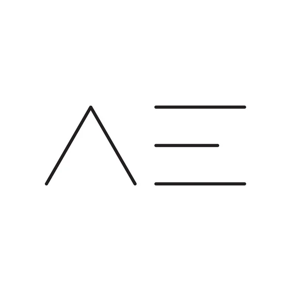Іконка Початкової Літери Векторного Логотипу — стоковий вектор