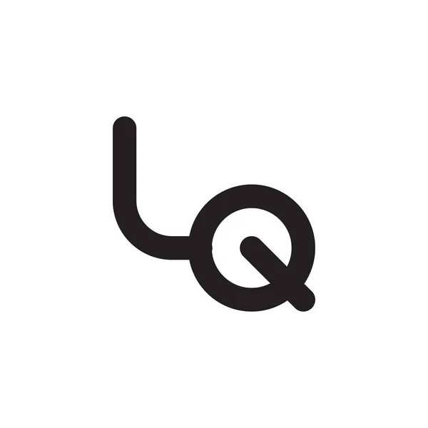 Lq初始字母向量图标 — 图库矢量图片