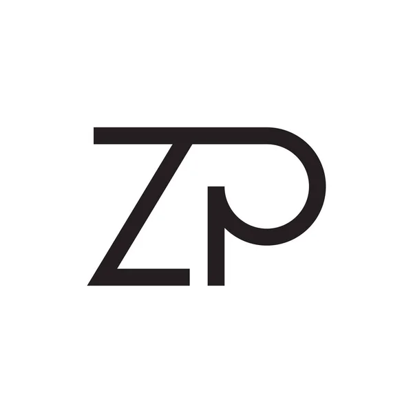 Zp初始字母向量图标 — 图库矢量图片