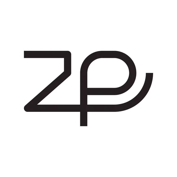 Zp初始字母向量图标 — 图库矢量图片