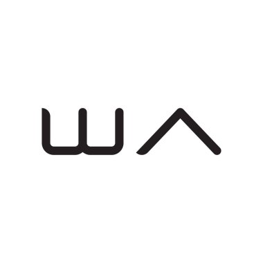 ilk harf vektör logo simgesi