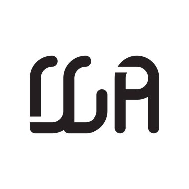 ilk harf vektör logo simgesi