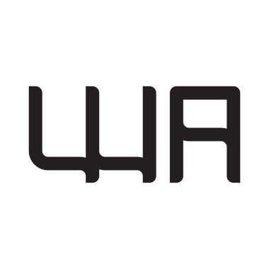 ilk harf vektör logo simgesi