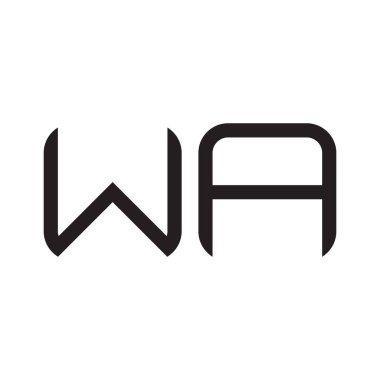 ilk harf vektör logo simgesi