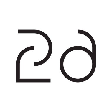 za ilk harf vektör logosu simgesi