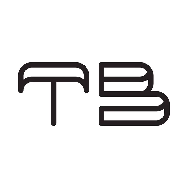 Tb初始字母向量标志图标 — 图库矢量图片