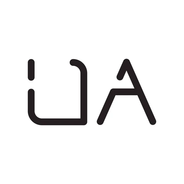 Ua初始字母向量图标 — 图库矢量图片