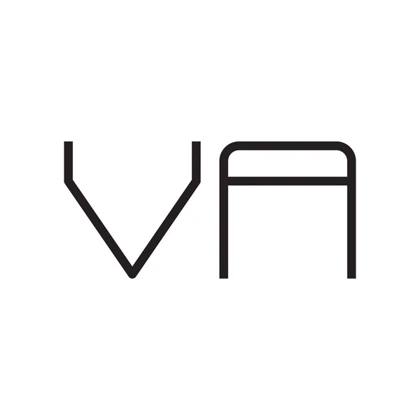 Lettera Iniziale Icona Logo Vettoriale — Vettoriale Stock