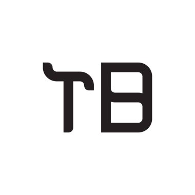 td ilk harf vektör logo simgesi