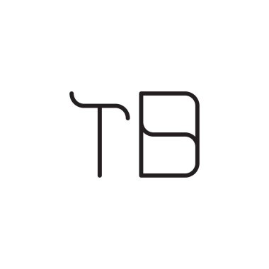 td ilk harf vektör logo simgesi