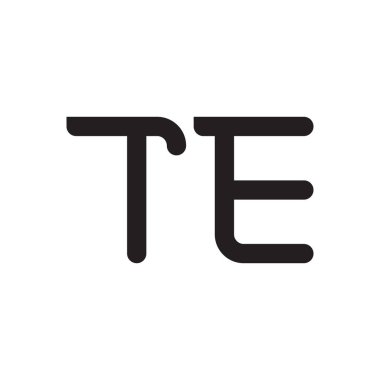 İlk harf vektör logo simgesini girin