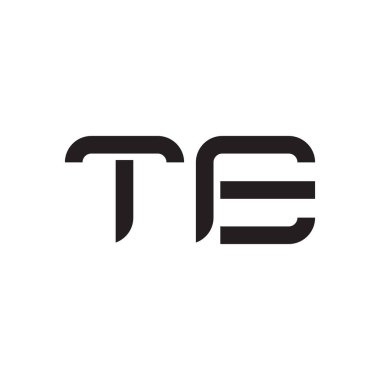 İlk harf vektör logo simgesini girin