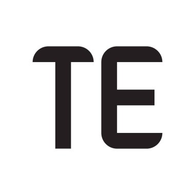 İlk harf vektör logo simgesini girin