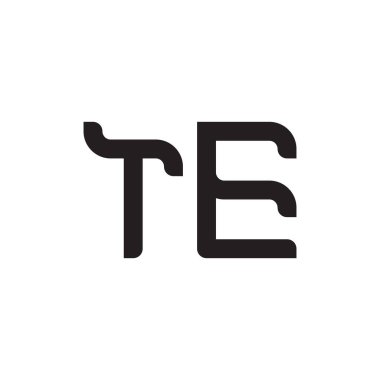 İlk harf vektör logo simgesini girin