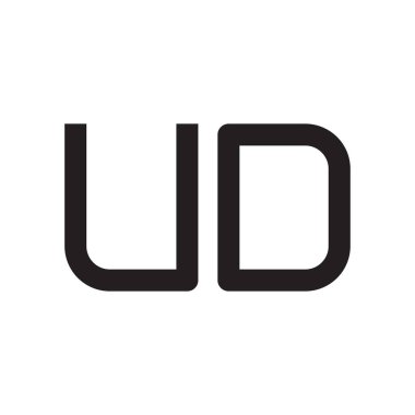 İlk harf vektör logo simgesi