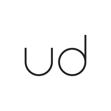 İlk harf vektör logo simgesi