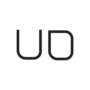 İlk harf vektör logo simgesi