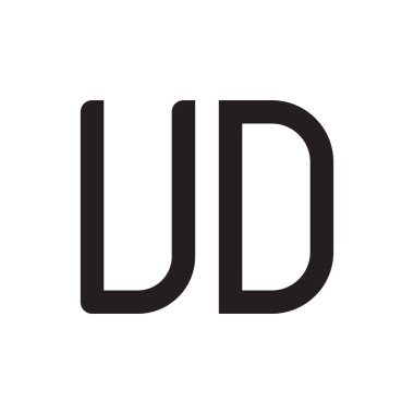 İlk harf vektör logo simgesi