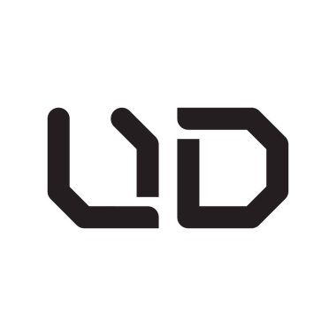 İlk harf vektör logo simgesi