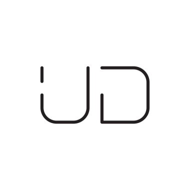 İlk harf vektör logo simgesi