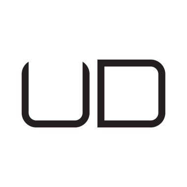 İlk harf vektör logo simgesi