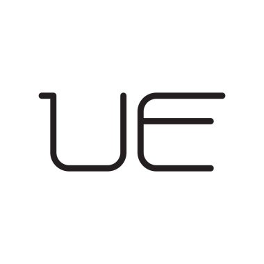 İlk harf vektör logo simgesine bak