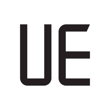 İlk harf vektör logo simgesine bak