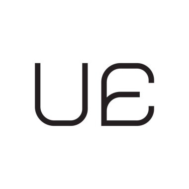 İlk harf vektör logo simgesine bak