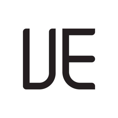 İlk harf vektör logo simgesine bak