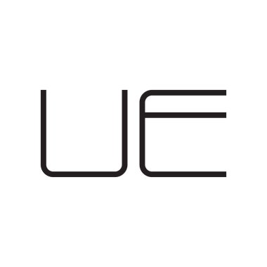 İlk harf vektör logo simgesine bak