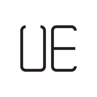 İlk harf vektör logo simgesine bak