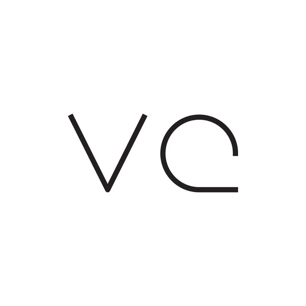 Você Ícone Logotipo Vetor Letra Inicial — Vetor de Stock