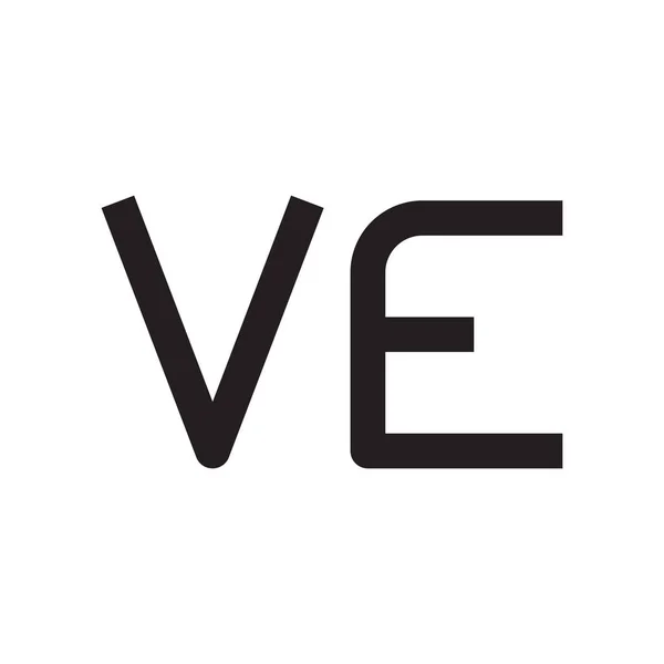 Ícone Logotipo Vetor Letra Inicial —  Vetores de Stock