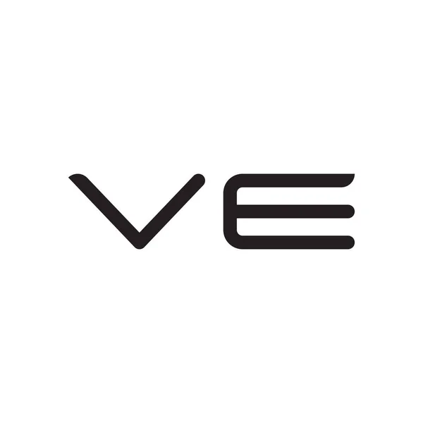 Ícone Logotipo Vetor Letra Inicial —  Vetores de Stock