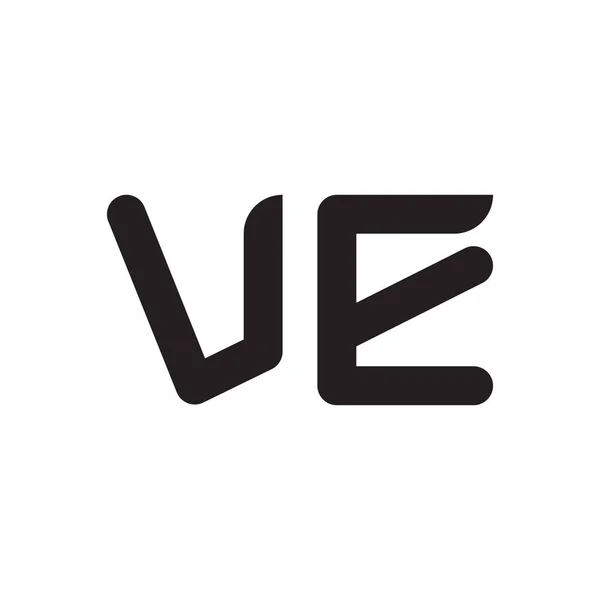 Ícone Logotipo Vetor Letra Inicial —  Vetores de Stock