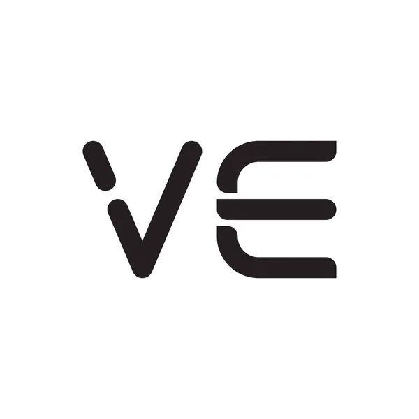 Ícone Logotipo Vetor Letra Inicial —  Vetores de Stock