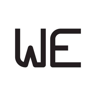 İlk harf vektör logo simgesi